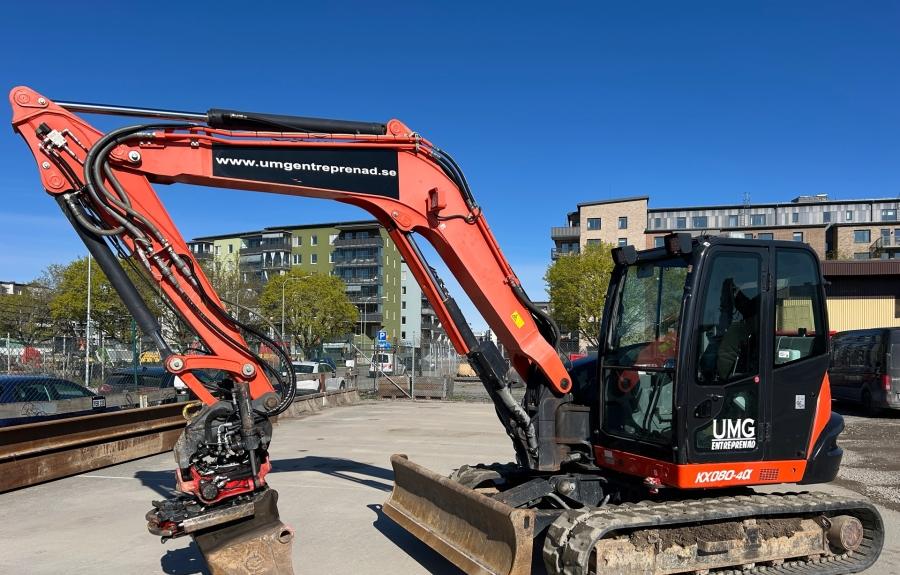 2017 Kubota KX080-4